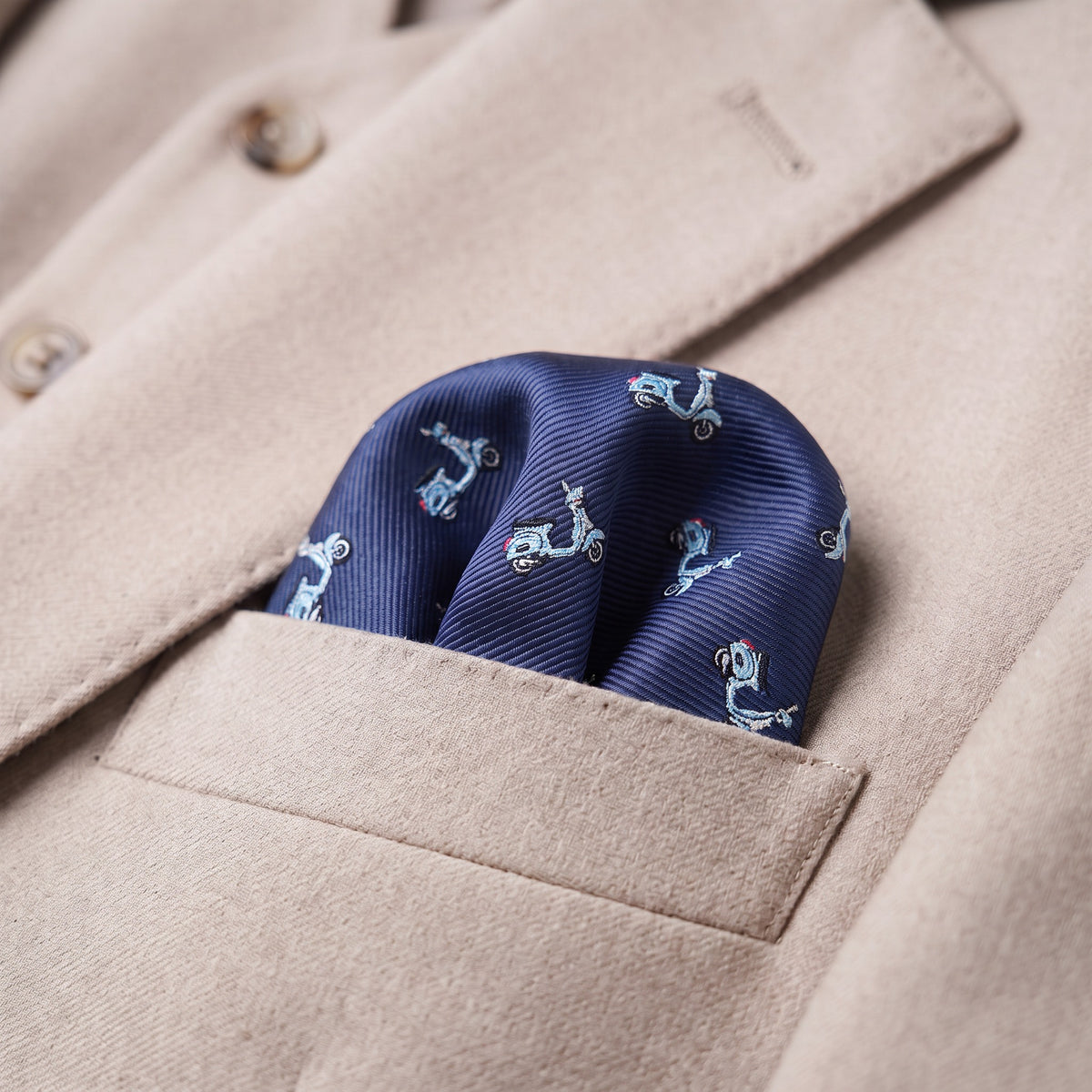 Scooter Pocket Square