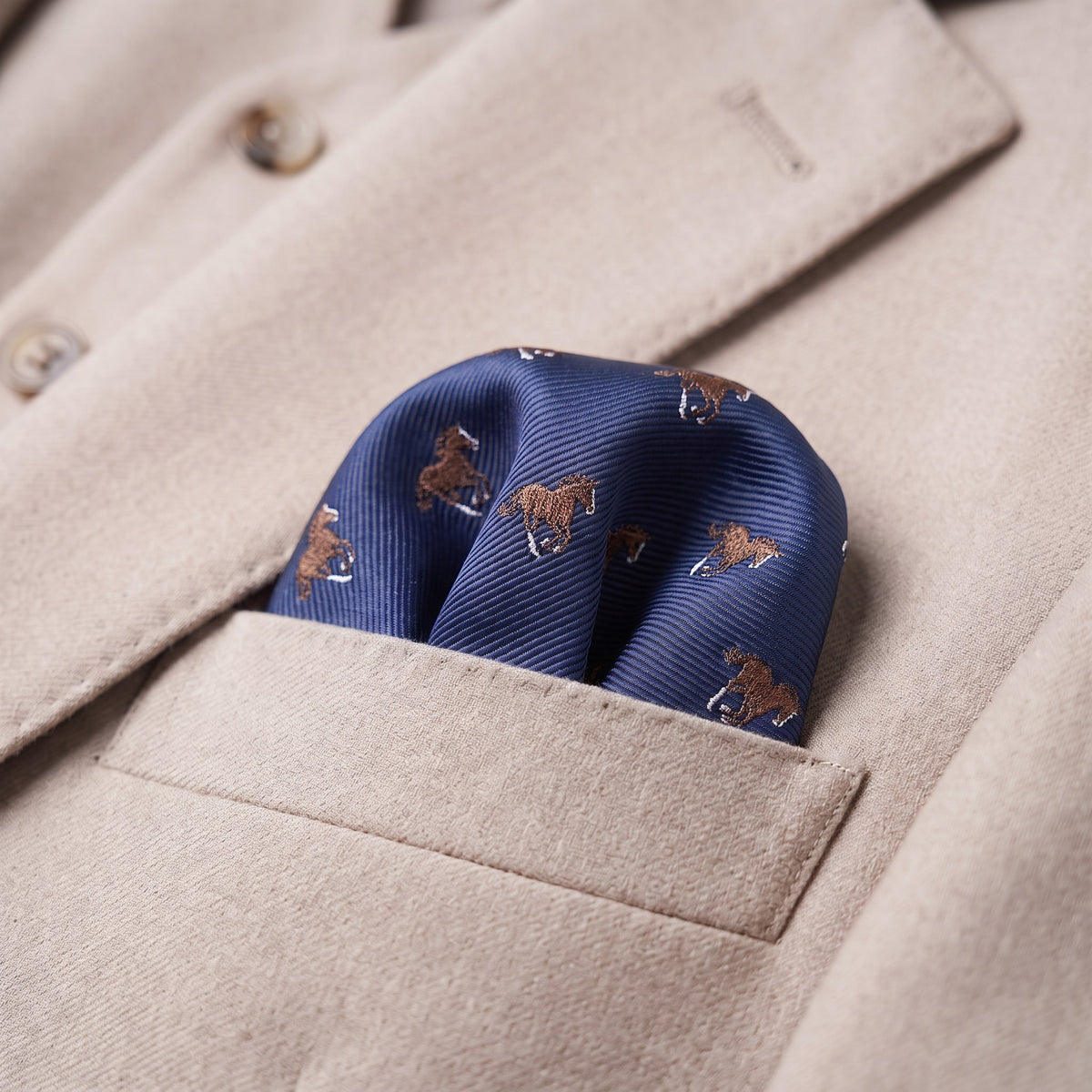 Horse Pocket Square