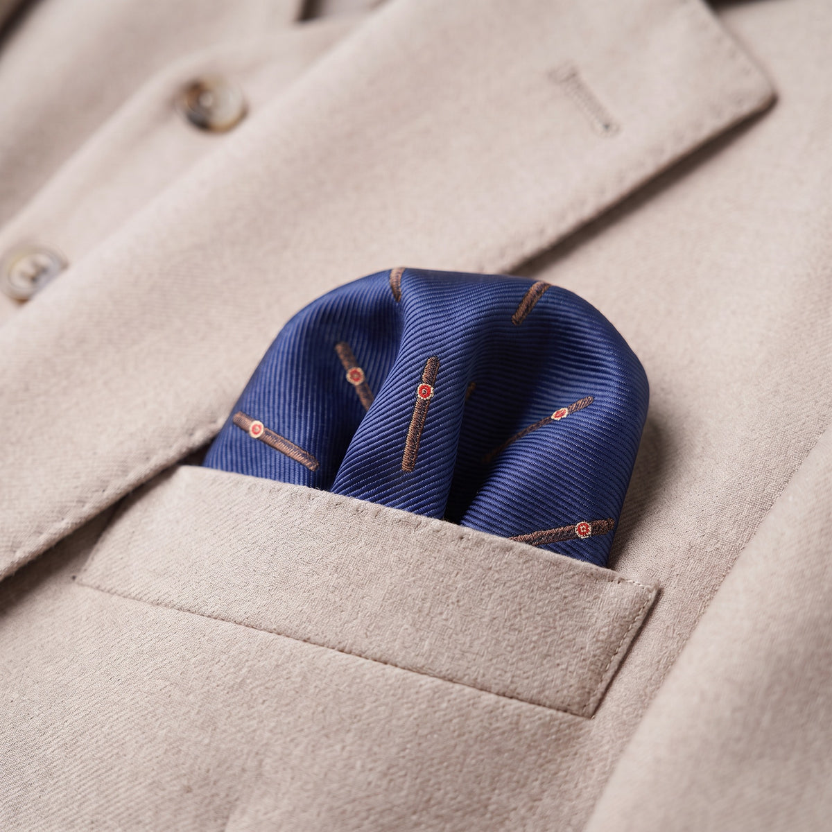 Cigar Pocket Square