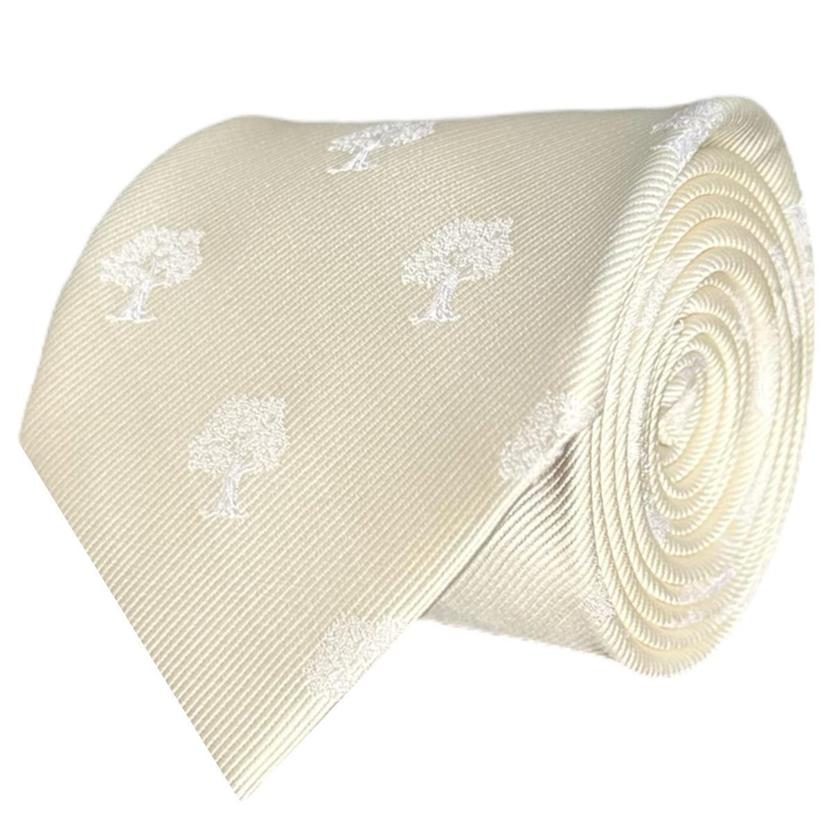 Tree Tie Ivory & White