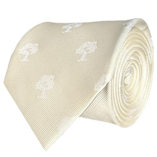 Tree Tie Ivory & White