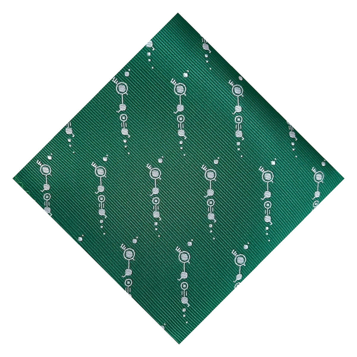 Crop Circle Alien Pocket Square