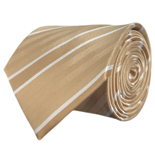 Pink Champagne Stripe Tie - Charleston Edit