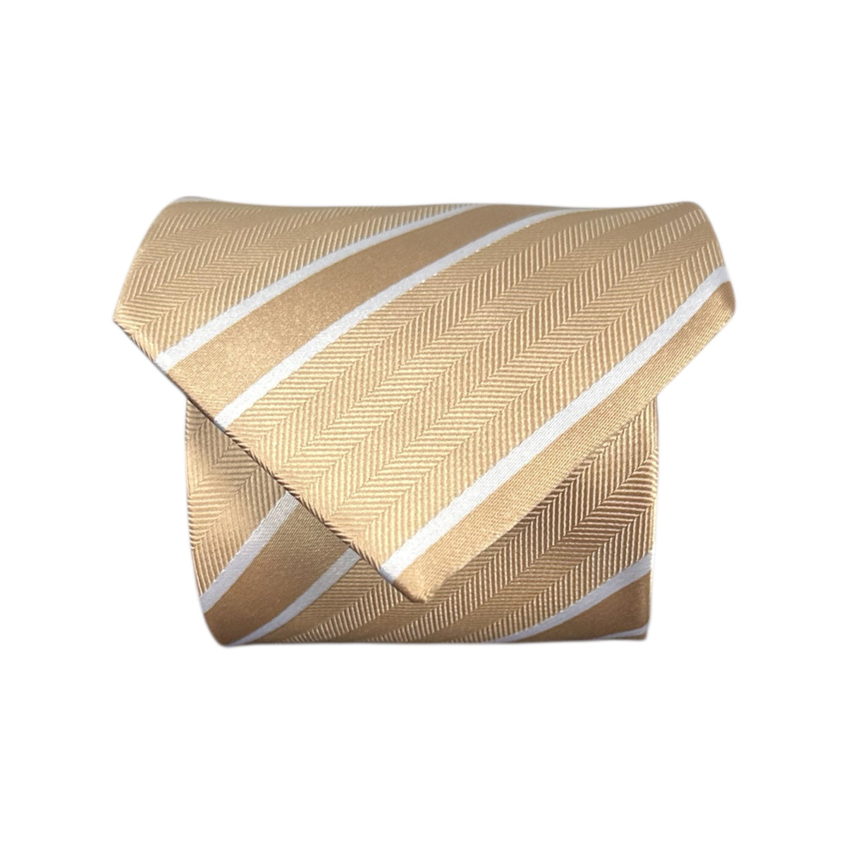 Pink Champagne Stripe Tie - Charleston Edit