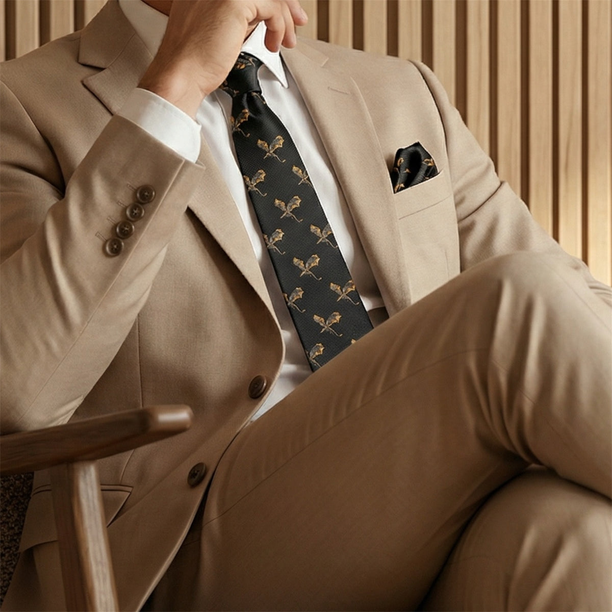 Dragon Tie Black