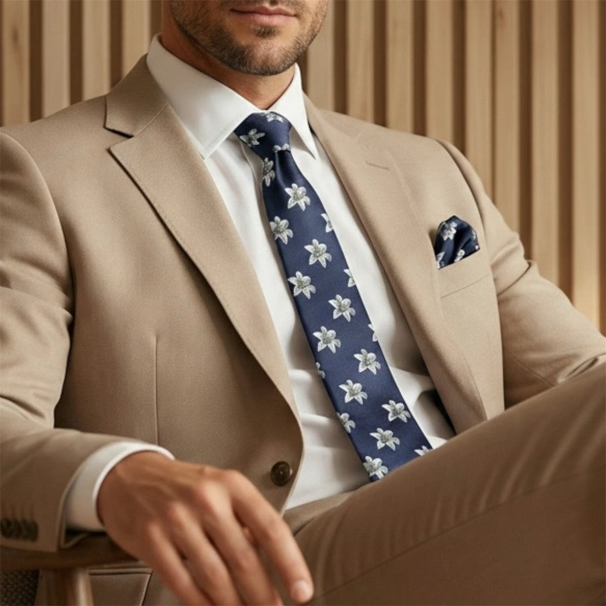 Lily Floral Tie