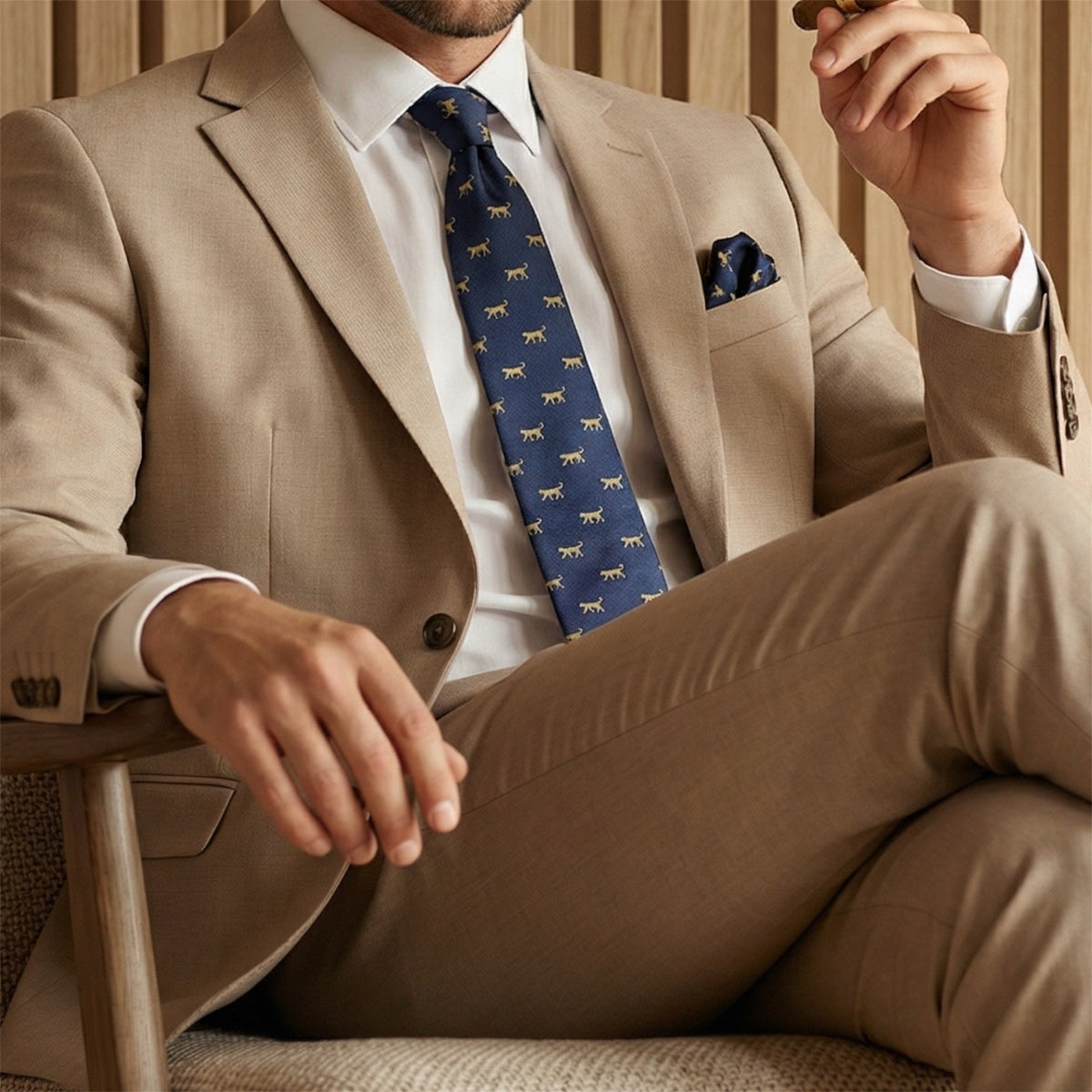 Amur Leopard Tie