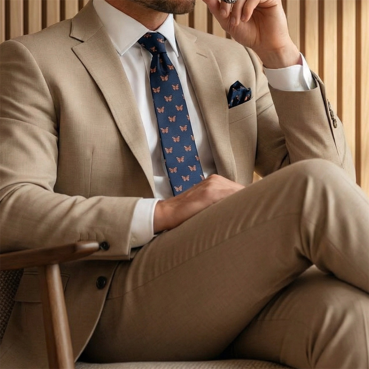 Butterfly Pocket Square