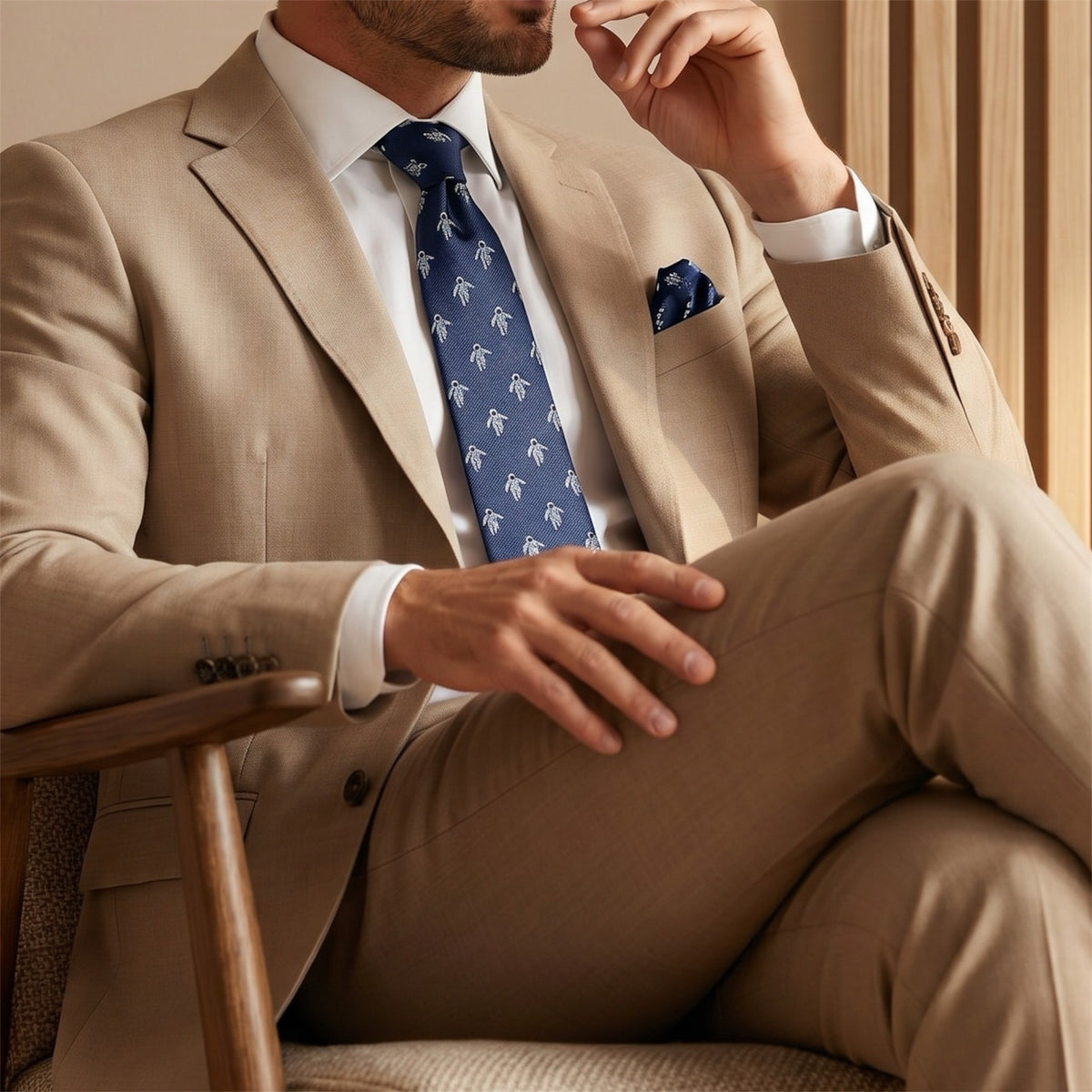 Spaceman Pocket Square