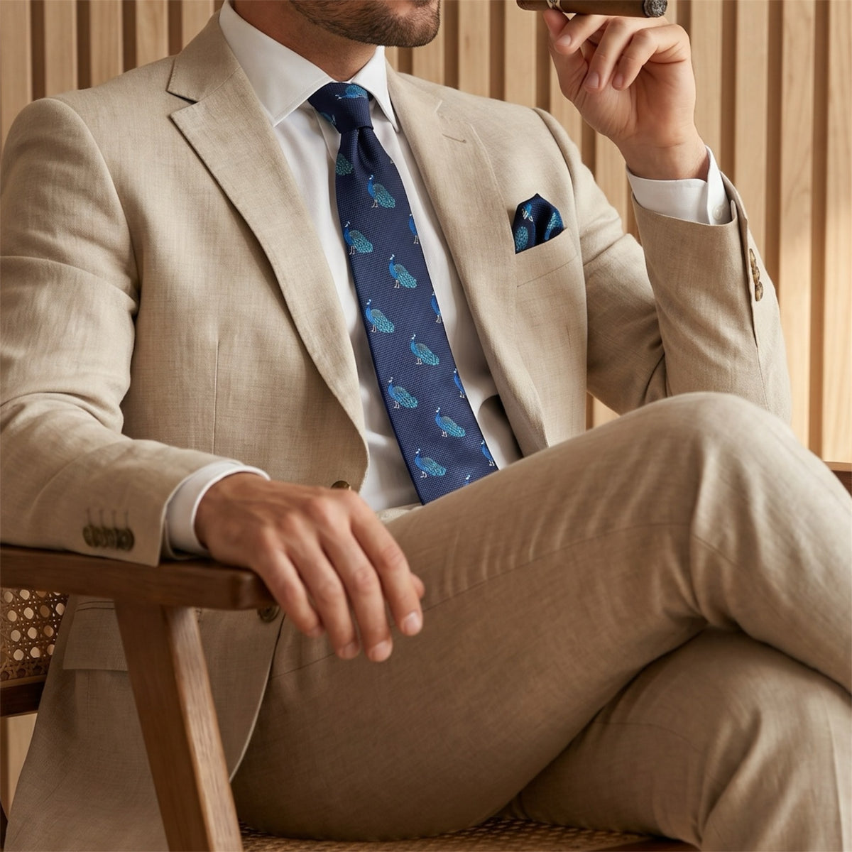 Peacock Tie