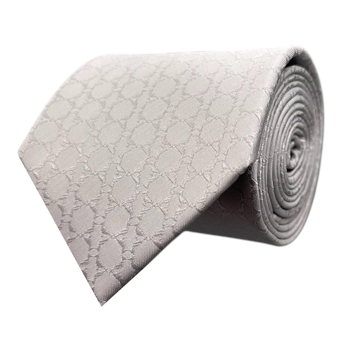 Light Grey Textured Tie