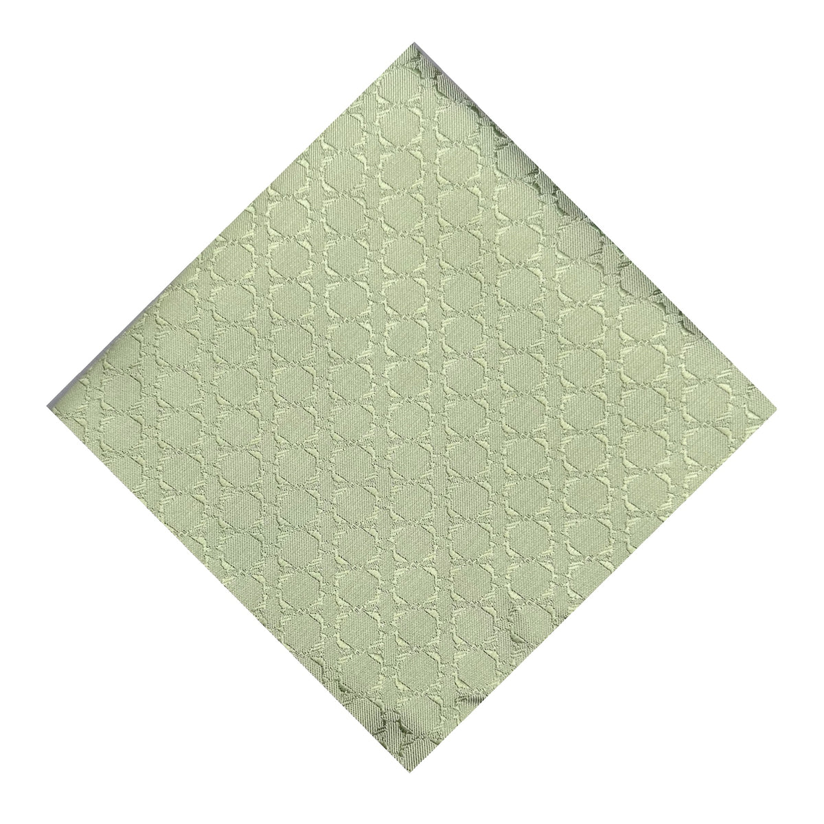 Sage Green Textured Pocket Square