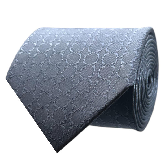 Steel Blue Textured Tie