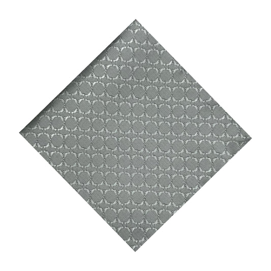 Steel Grey Textured Pocket Square