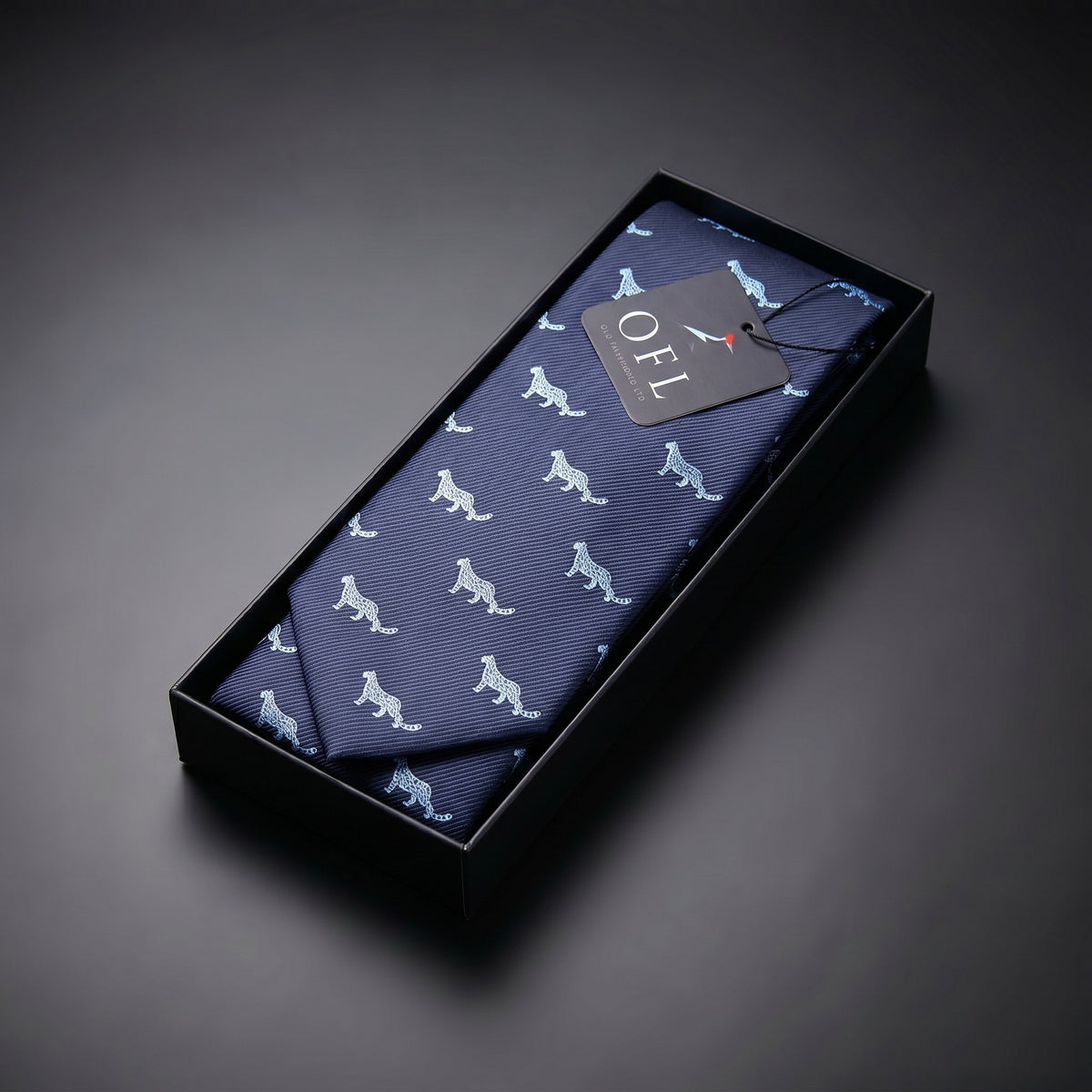 Snow Leopard Tie