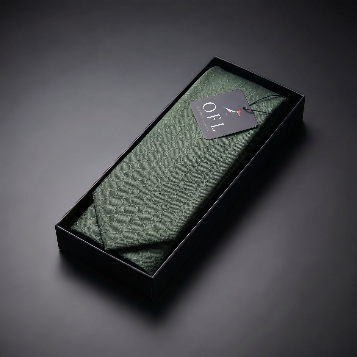 Forest Green Textured Tie