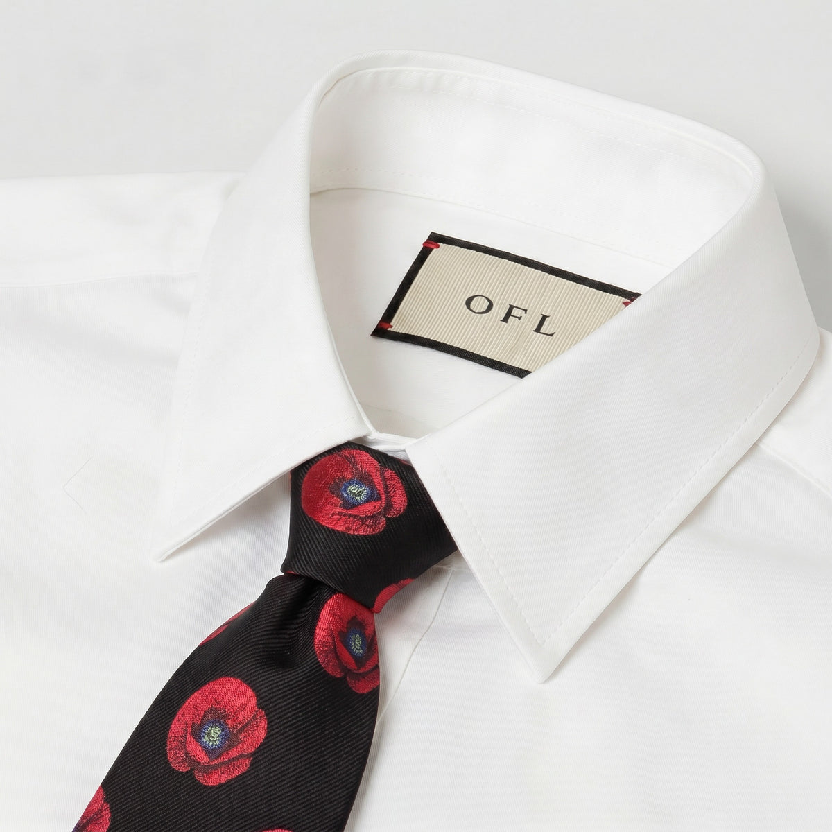 Poppy Tie Black