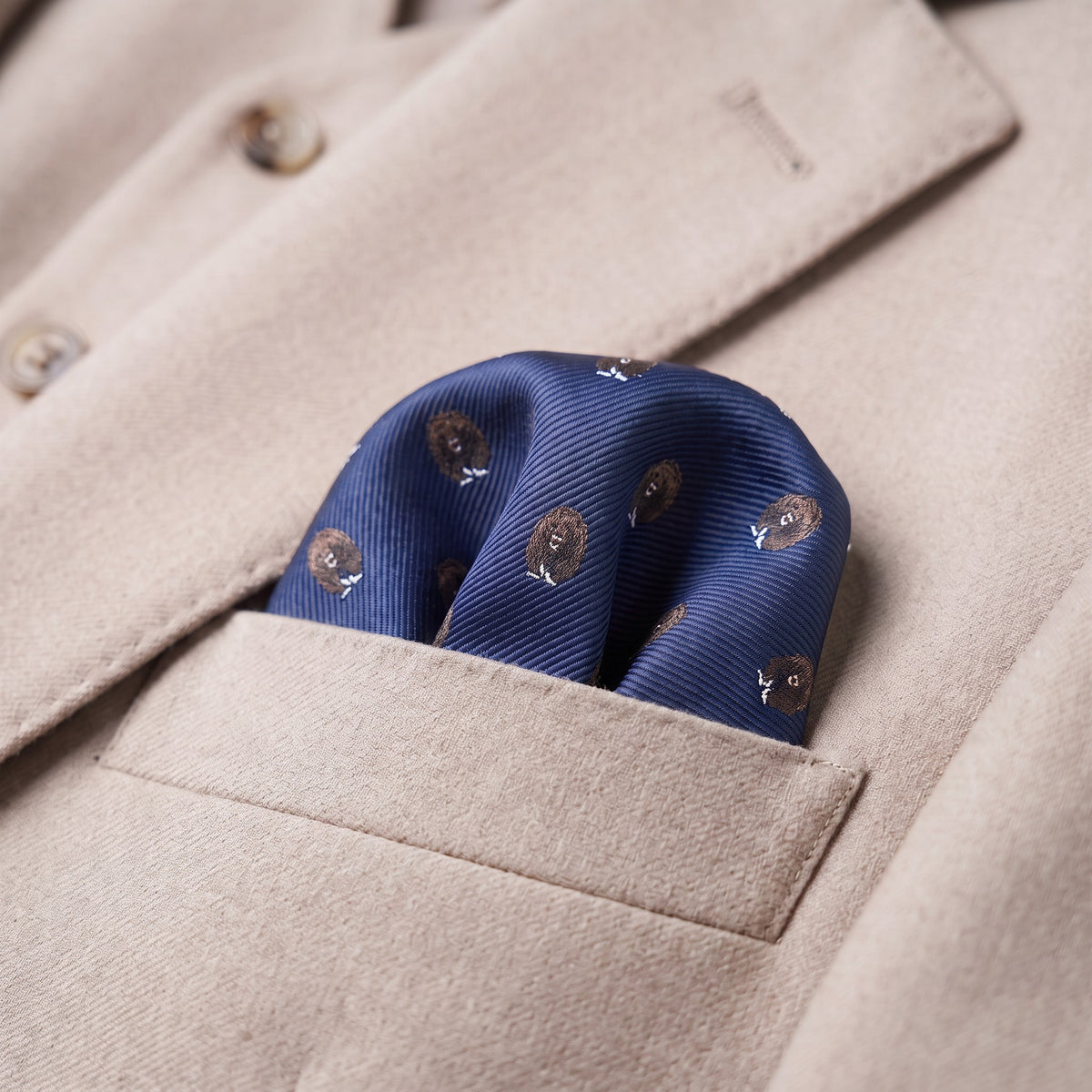 Bear Pocket Square