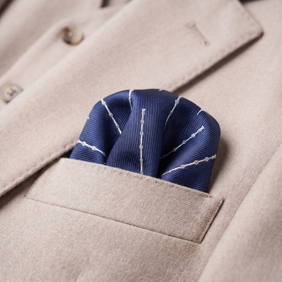 Magic Wizard Wand Pocket Square