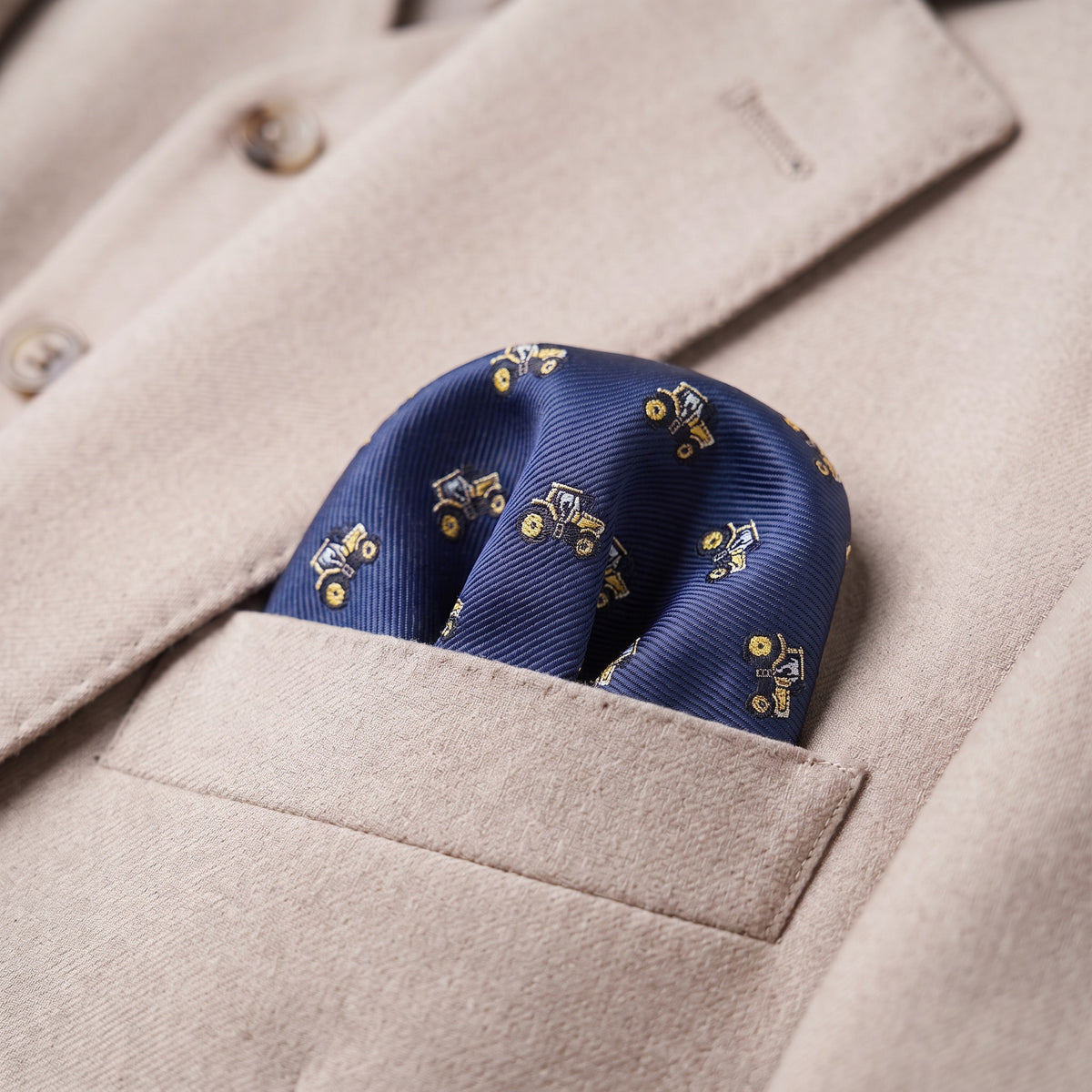 Tractor Pocket Square
