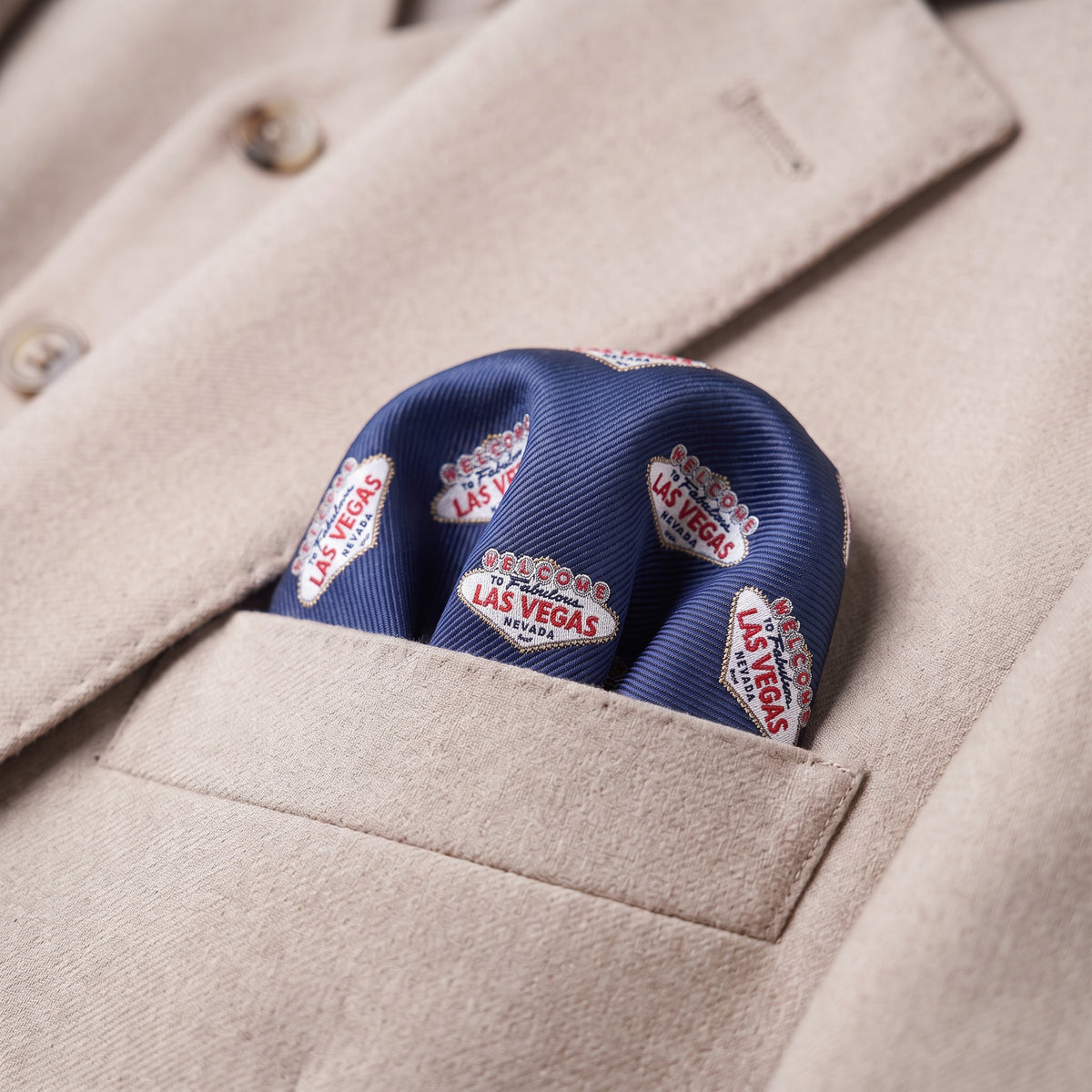 Las Vegas Sign Pocket Square