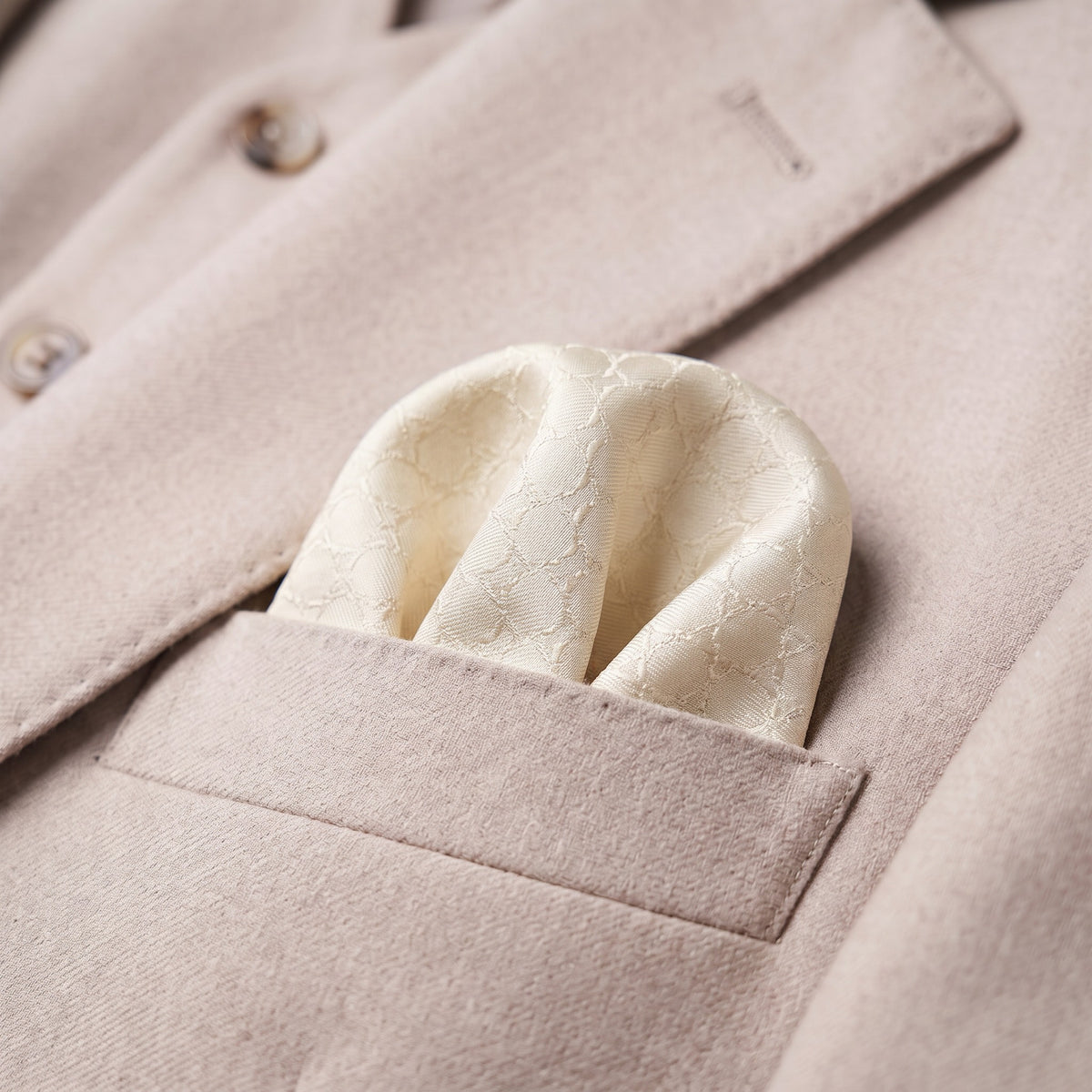Stone Textured Pocket Square