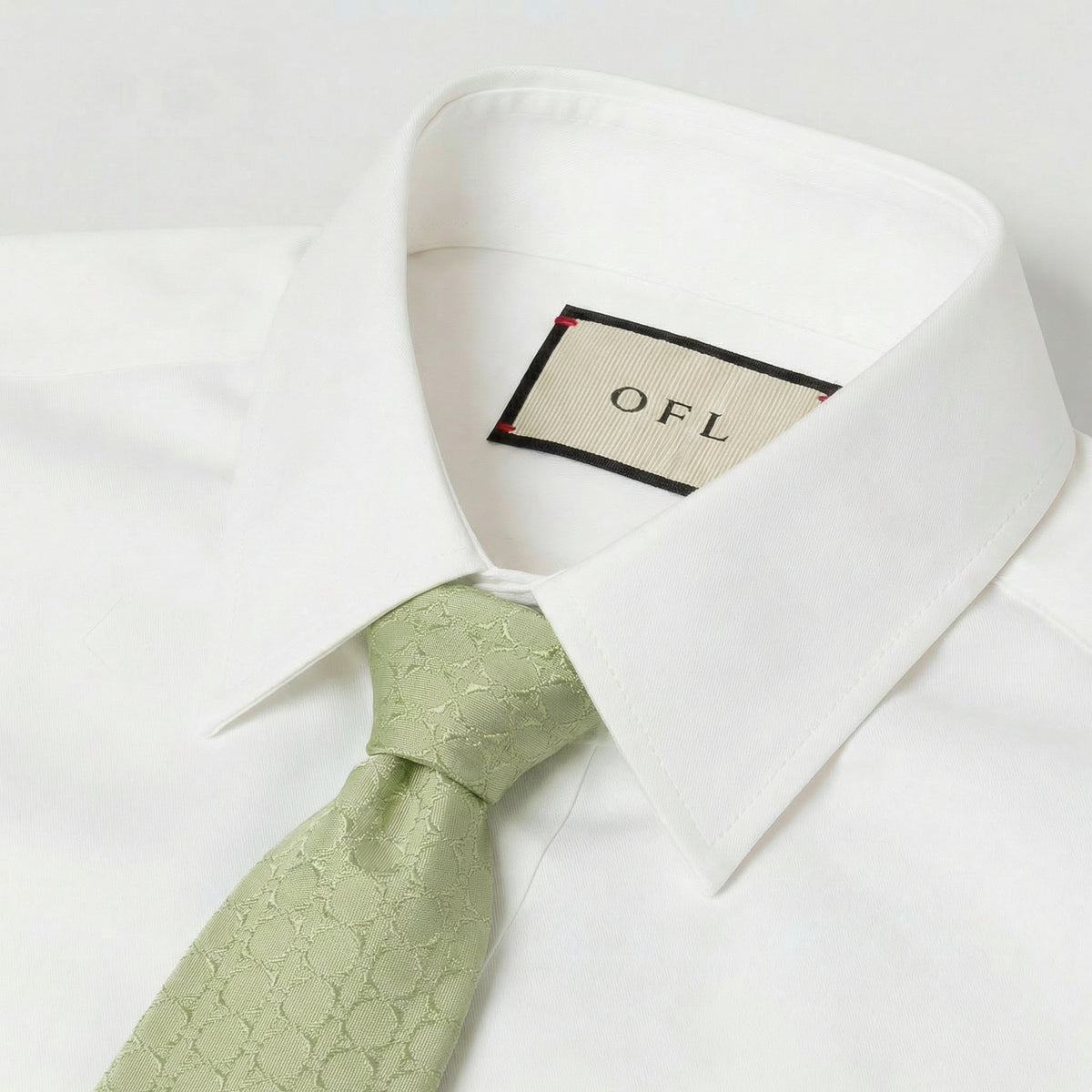 Sage Green Textured Tie