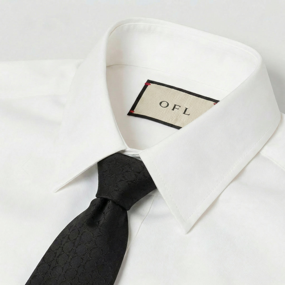 Black Noir Textured Tie