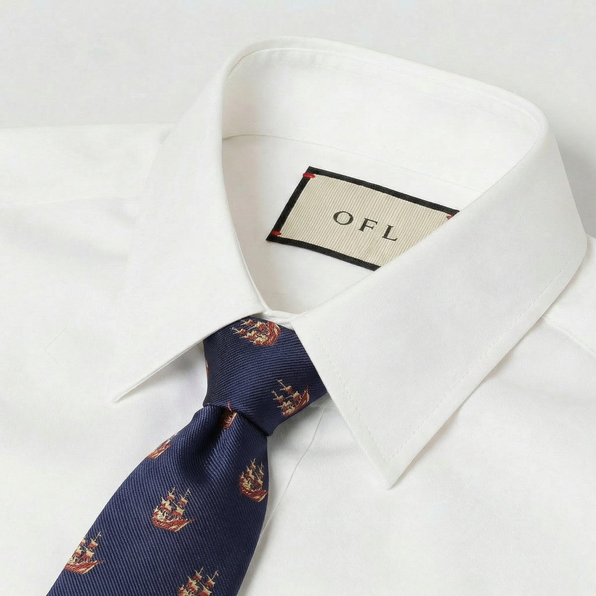 Nautical Sailing Ship Tie