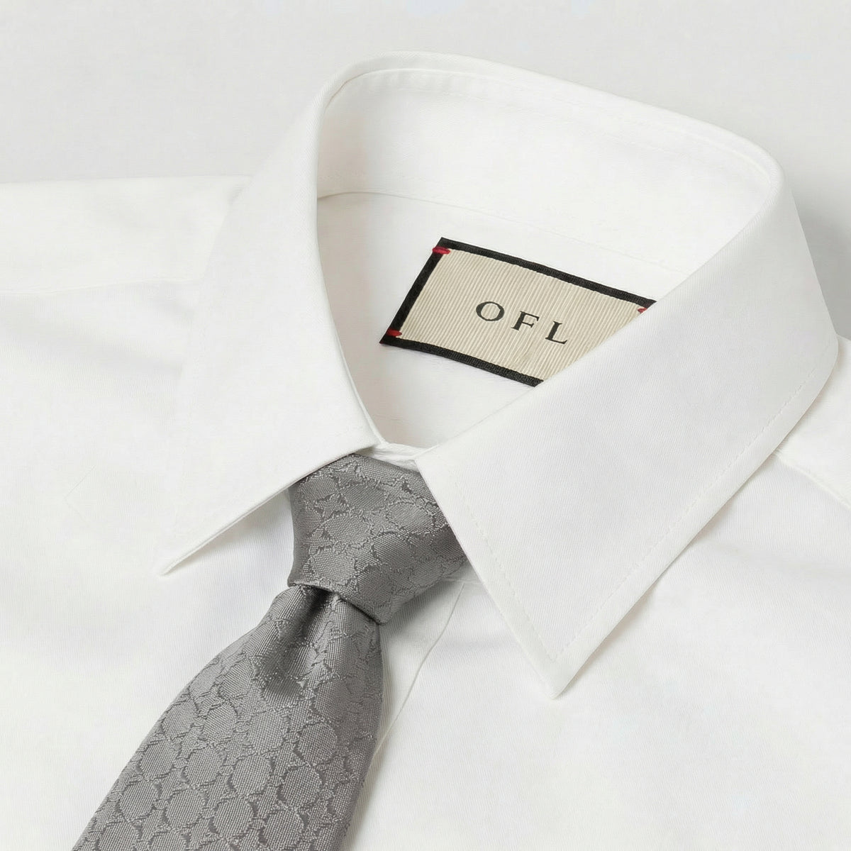 Grey Textured Tie
