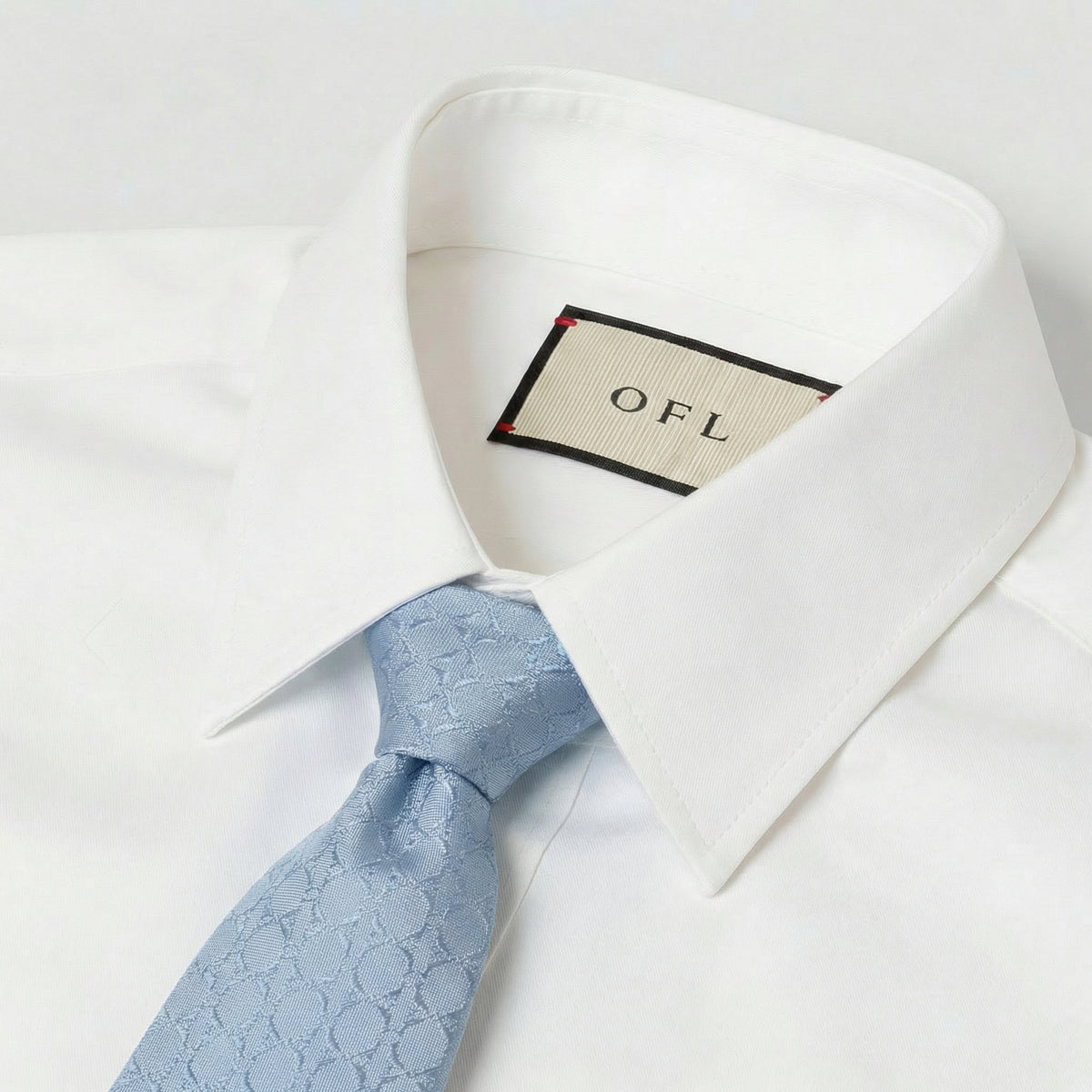 Pastel Blue Textured Tie