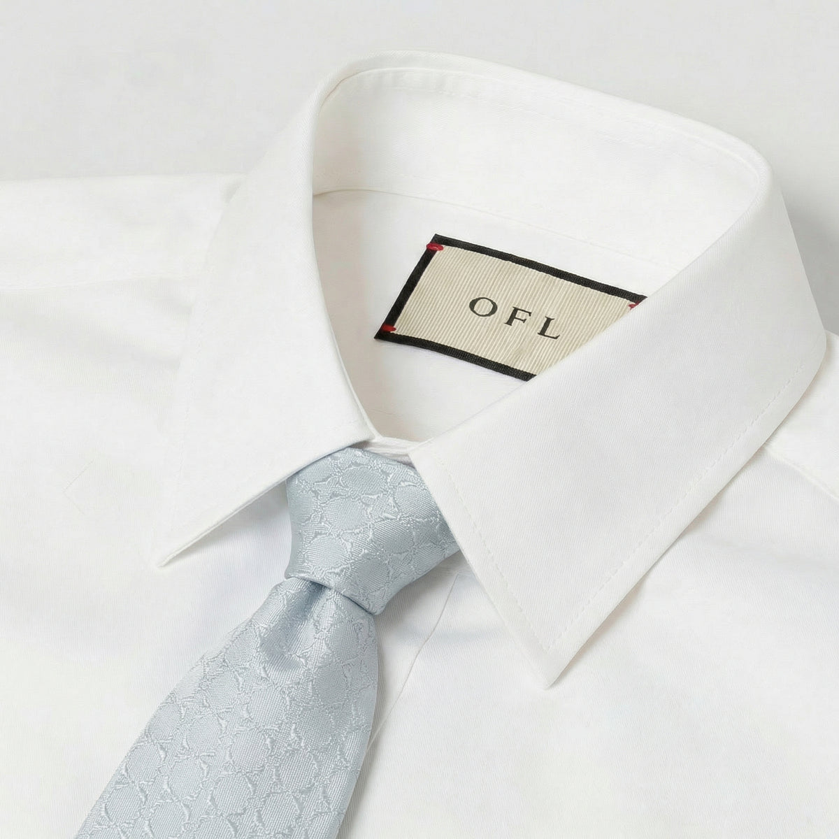 Light Blue Textured Tie