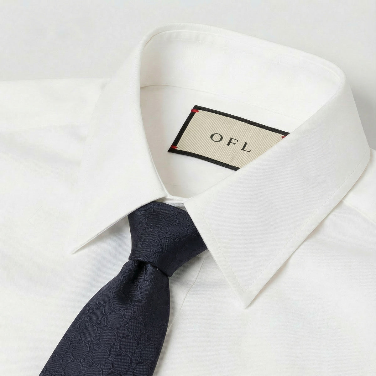 Navy Midnight Blue Textured Tie