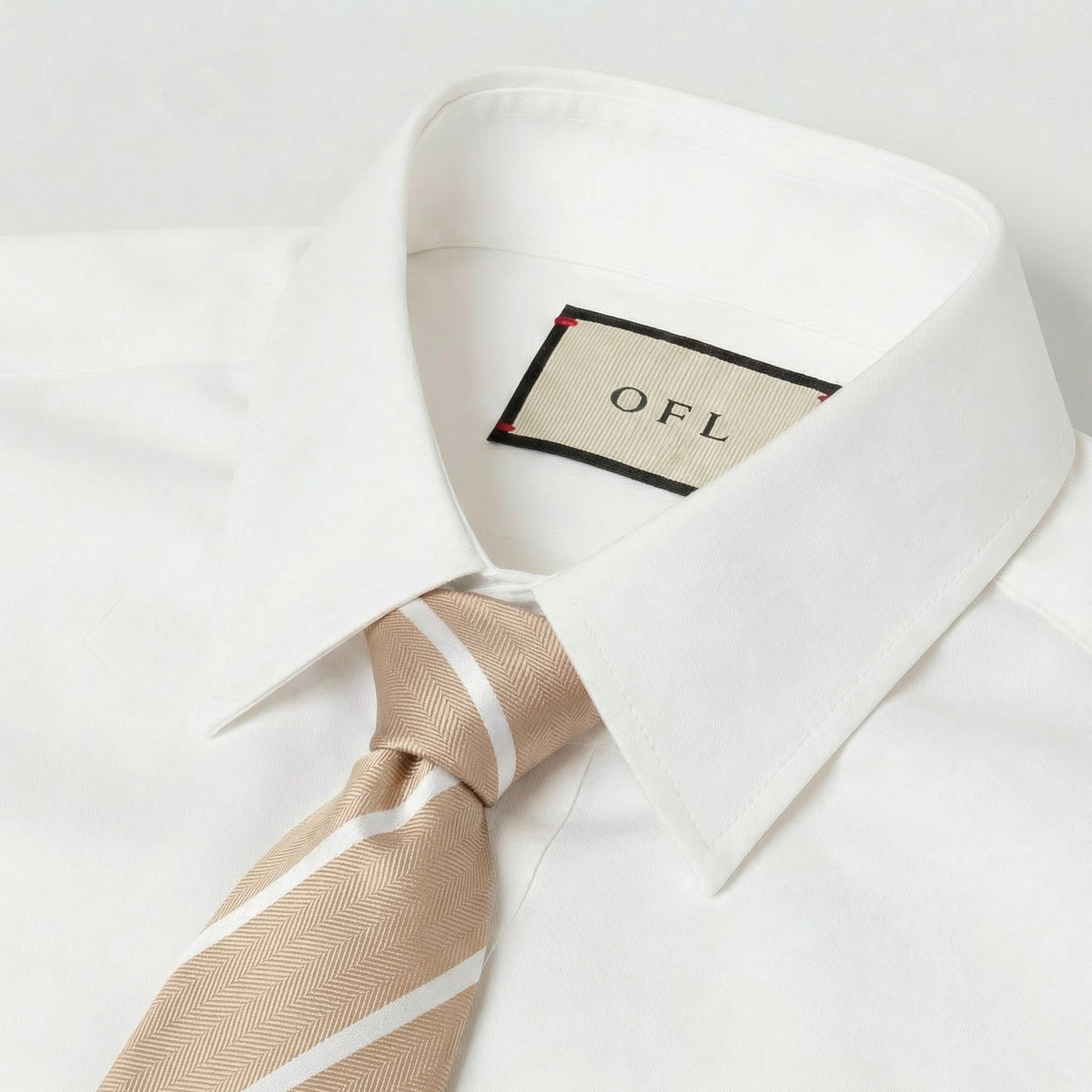 Cappuccino Stripe Tie - Hawksmoor Edit