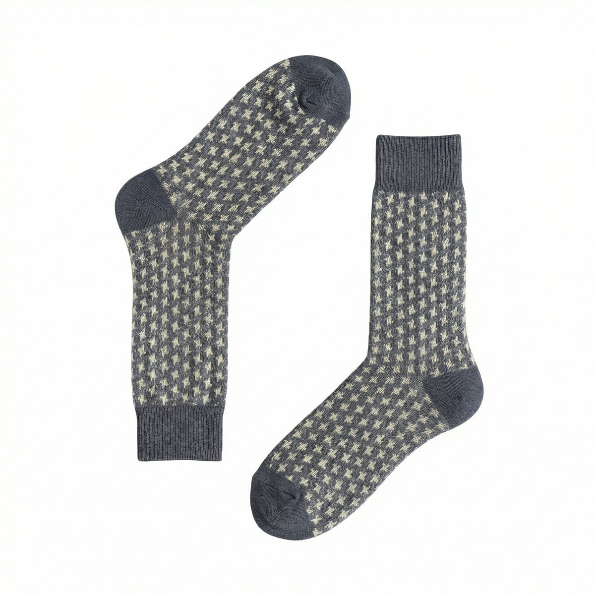Grey Clover Knit Business Socks